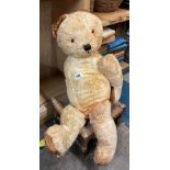 VINTAGE PLUSH MOHAIR TEDDY BEAR A/F