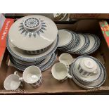 ROYAL DOULTON MOONSTONE PART TEA AND DINNER SET