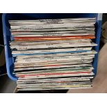 CRATE OF VINYL LP RECORDS - OPERA, GILBERT & SULLIVAN, MOVIE THEMES,