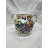 POOLE POTTERY TWIN HANDLED VASE