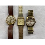 BAG OF VINTAGE GENTS WRIST WATCHES A/F