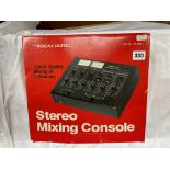 REALISTIC STEREO MIXING CONSOLE