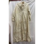 SELECTION OF VICTORIAN AND EDWARDIAN PERIOD COTTON AND LACE NIGHTDRESSES AND GOWNS