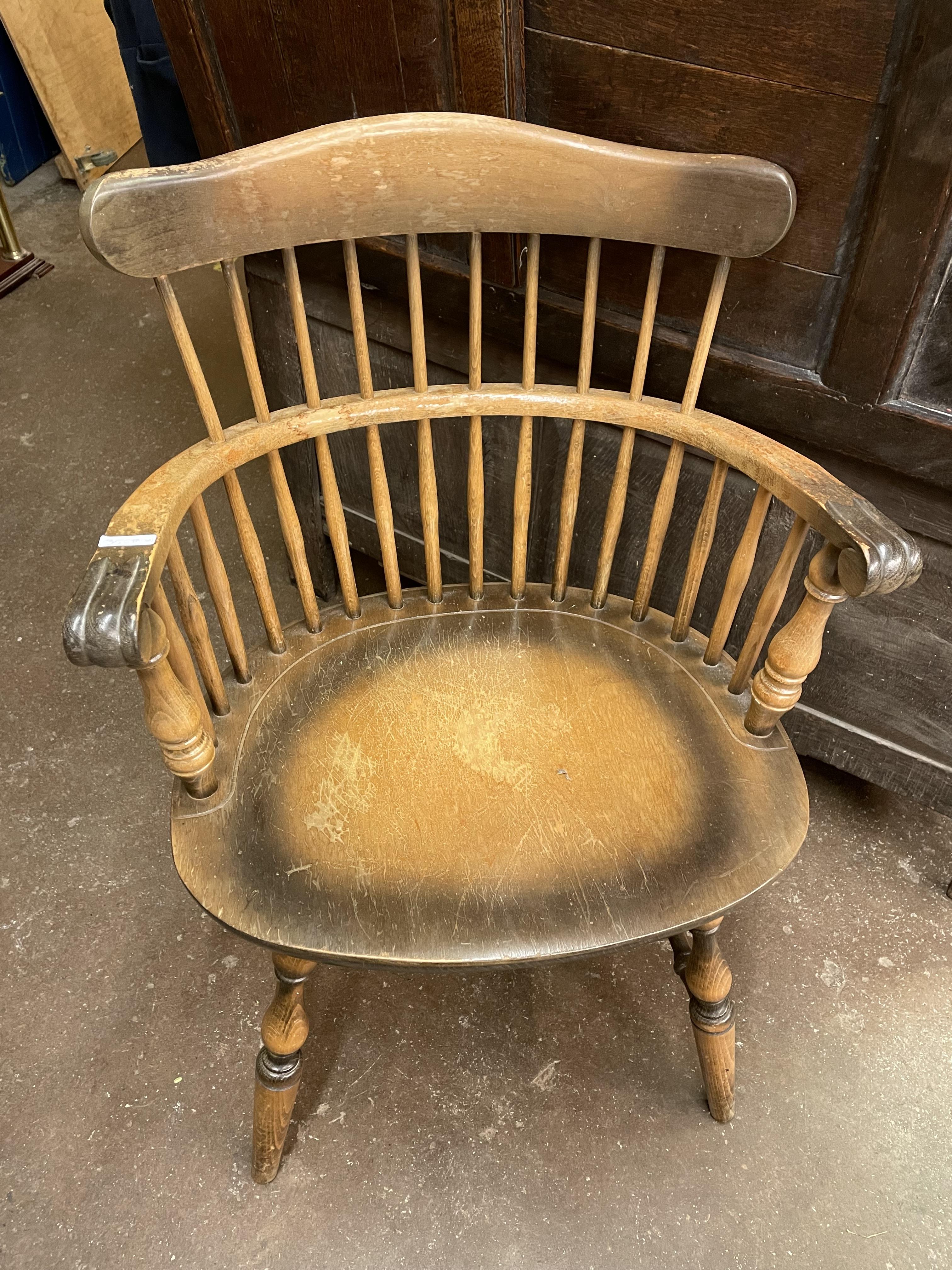 BEECH SPINDLE BACK CHAIR