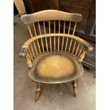 BEECH SPINDLE BACK CHAIR