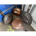 ANTIQUE COPPER WARMING PANS