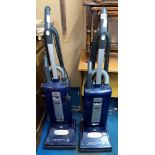 TWO SEBO AUTOMATIC UPRIGHT VACUUM CLEANERS