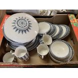 ROYAL DOULTON MOONSTONE PART TEA AND DINNER SET