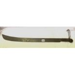 MACHETE WITH STAMPED CROWN FAR NUMBER 24 HANDLE A/F