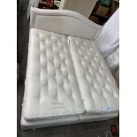 GOOD QUALITY SIGNATORY TWIN ZIP UP BED WITH HEADBOARD