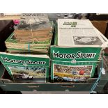 CARTON - VINTAGE MOTOR SPORT MAGAZINE AND MODEL ENGINEER