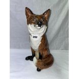 BESWICK GLOSS FIRESIDE FOX 2348 31cm