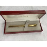 SHEAFFER GOLD PLATED FOUNTAIN PEN IN BOX
