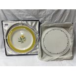 ONE BOXED ROYAL WORCESTER PLATE AND ONE BOXED SUSIE COOPER PLATE
