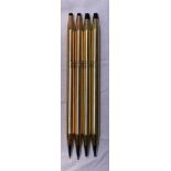 PAIR OF CROSS 10CT ROLLED GOLD PROPELLING PENCILS,