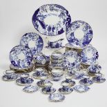 Royal Crown Derby 'Mikado' Pattern Service, 20th century, platter length 15.4 in — 39 cm (103 Pieces