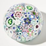 Jim Brown (American, b.1949), Close Packed Millefiori Glass Paperweight, 2001, diameter 2.8 in — 7.2