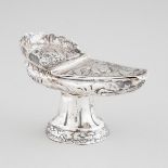 Spanish Colonial Silver Incense Boat, late 18th/19th century, height 3.3 in — 8.3 cm