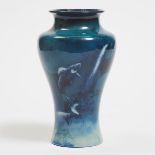 Royal Worcester Sabrina Ware Fish Vase, Walter Harold Austin, c.1926, height 8.3 in — 21 cm
