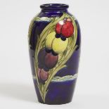 Moorcroft Banded Wisteria Panels Vase, c.1925-30, height 12 in — 30.5 cm