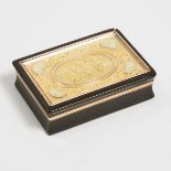 Princess Frederica Charlotte of Prussia Regncy Gold Mounted Tortoiseshell Presentation Snuff Box to