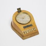 Zenith 'Correct Time' Counter Top Chronometer, c.1955, 3.25 x 5.5 x 6.75 in — 8.3 x 14 x 17.1 cm