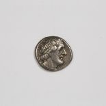 Ancient Coinage, PTOLEMAIC KINGDOM OF EGYPT PTOLEMY I SOTER AR TETRADRACHM, 300-285 B.C., approx. le