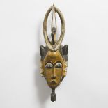 Modern Guro Mask, Ivory Coast, West Africa, height 21.25 in — 54 cm