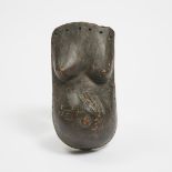 Makonde Body Mask, Tanzania, East Africa, early to mid 20th century, height 11.5 in — 29.2 cm