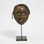 Chokwe/Lwena Mwano Pwo Mask, Central Africa, mid to late 20th century, 9 x 7.5 x 9 in — 22.9 x 19.1