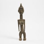Senufo Female Figure, South Africa, mid to late 20th century, height 20.5 in — 52.1 cm