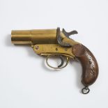 WWI Crosswell & Harrison Ltd. British Military Flare Gun, 1916, length 9 in — 22.9 cm