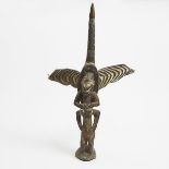 Iatmul House Post Figure, Sepik River, Papua New Guinea, 20th century, 35.25 x 23.25 x 18 in — 89.5