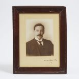 Signed Photograph Portrait of Herbert Samuel, 1st Viscount Samuel, 1914, framed 11.5 x 14.4 in — 29.