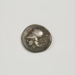 Ancient Coinage, GREEK CORINTHIAN AR STATER, 350-338 BC, .87 ins; 2.2 cms