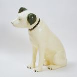 Large RCA Victor Promotional Model of 'Nipper' late 20th century, height 36 in — 91.4 cm