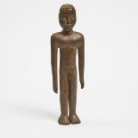 Unidentifed African Male Figure, possibly Nyamezi, East Africa, mid to late 20th century, height 12.