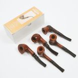 Five Tobacco Pipes by Trypis, Oakwood, ON, Canada, 21st. century (5 Pieces)