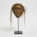 Chokwe/Lwena Mwano Pwo Mask, Central Africa, mid to late 20th century, 8.5 x 8 x 9.5 in — 21.6 x 20.