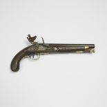 British Yeomanry Light Dragoon Flintlock Holster Pistol, late 18th/early 19th century, length 14.4 i