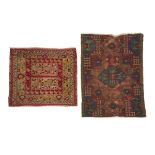 Two Central Anatolian Rug Fragments including a Armenian Sivas Rug, c.1900 together with a Kirsehir