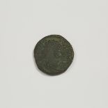 Ancient Coinage, ROMAN CONSTANTIUS II AE CENTENIONALIS, ANTIOCH, C.335 AD, diameter .8 in — 2 cm