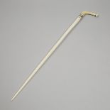 Narwhal Tusk Cane, 19th/early 20th century, length 40 in — 101.6 cm