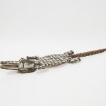 Bobo Bwa Crocodile Mask, Burkina Faso, West Africa, late 20th century, height 54.25 in — 137.8 cm