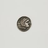 Ancient Coinage, KINGDOM OF MACEDON, ALEXANDER III (THE GREAT) AR DRACHM, 336-323 BC, approx. diamet