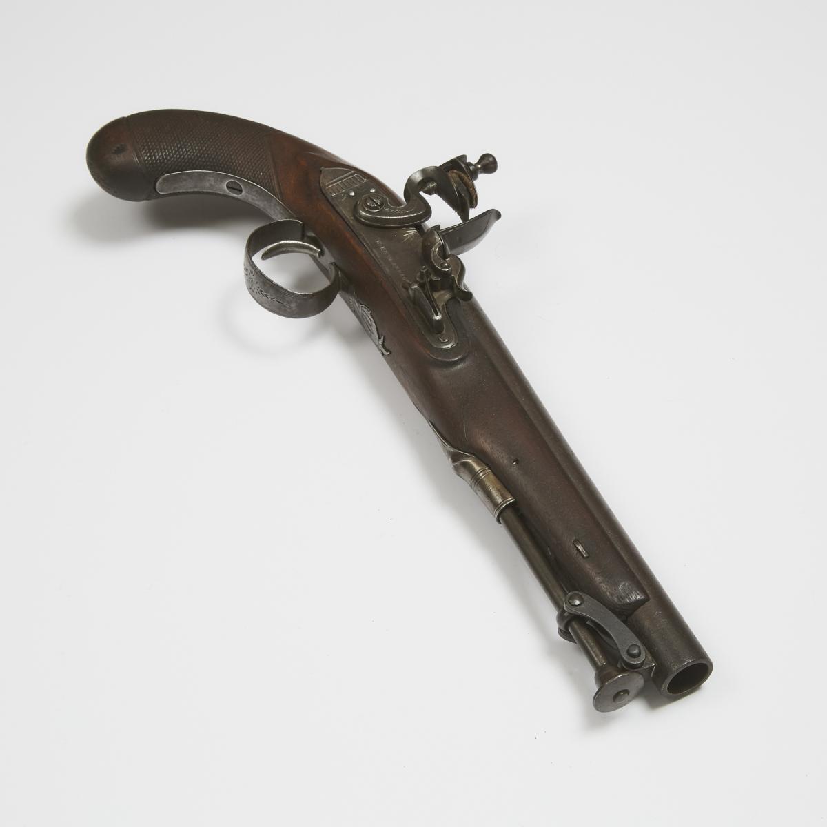 Georgian Officer's Flintlock Pistol, W. Ketland & Co., Birmingham, early 19th century, length 15.6 i - Image 4 of 4