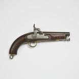 Victorian Coast Guard Sea Service Percussion Cap Belt Pistol, mid 19th century, length 30 in — 76.2