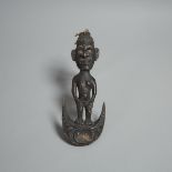 Sepik River Figural Suspension/Food Hook, Papua New Guinea, mid to late 20th century, height 16.5 in