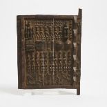 Dogon Grannary Door, Mali, West Africa, late 20th century, 20.5 x 15 x 1.75 in — 52.1 x 38.1 x 4.4 c