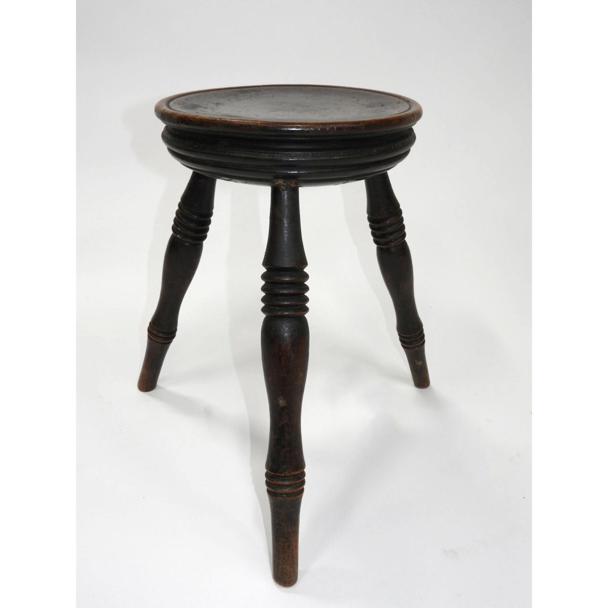 Fruitwood Tripod Stool, late 18th/early 19th century, height 18 in — 45.7 cm - Image 2 of 2